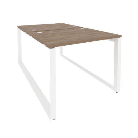 Рабочая станция на О-образном м/к Onix O.MO-D.RS-2.1.8 980x1635x750 (Дуб Аризона/Белый Металл)