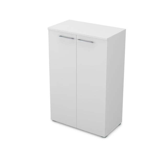 Шкаф средний Gloss line 9НШ.017.1 800x450x1245 (Белый премиум)