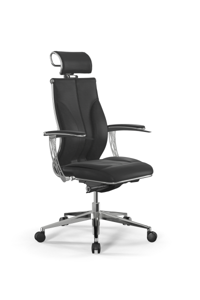 Кресло для руководителя Метта Samurai M3-11U - Infinity /Kc06/Wm06/U1mL-4c3/H2cL-3D(M26.B32.G25.W03) (Черный)