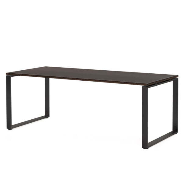 ROTONDA Стол для руководителя L200 (Венге/Черный металл)