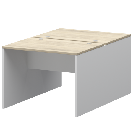 Бенч двойной Смарт СМСР25-2.10.73 1000x1496x750 (Белый/Кронберг)