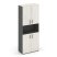 Шкаф высокий широкий SN.STS.E-107 (796х400х1982) (Антрацит/Тиквуд Светлый)