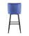 Стул барный Ститч велюр синий (Стул барный Ститч королевский синий)