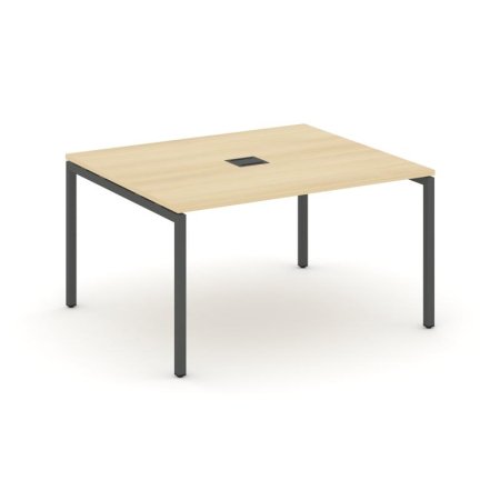 Стол переговорный SN-4P.SPRG-033 (1380х1180х750) (Акация Лорка/Металл Антрацит)