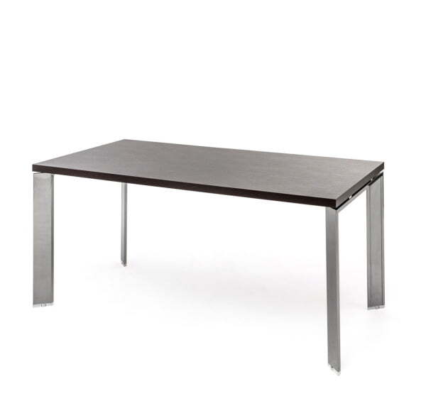 FERMO METAL Стол для руководителя хром L180 (Венге/Хром металл)