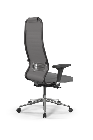 Кресло для руководителя Метта SynchroSit 10 B1-117D - Extra /Um02/Wm12/D02P(M23.B23.G18.W02) (Серый)