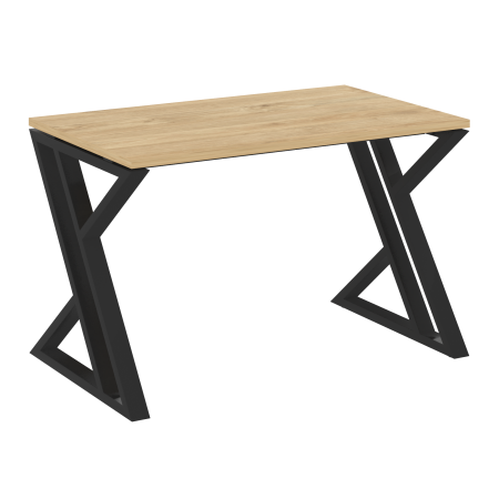 Стол рабочий VR.L-SRZ-2.7 1180x720x750 (Тиквуд Светлый/Черный металл)