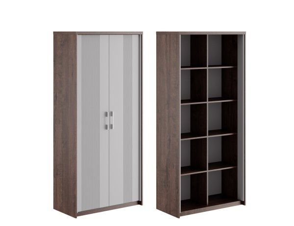 Шкаф для бумаг Point (900х450х1954) (Дуб апрельский)