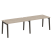 Рабочая станция на деревянных опорах Onix Wood OW.RS-2.3.8 2760x800x750 (Тиквуд Светлый/Дуб Темный)