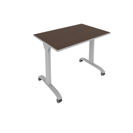 Стол складной мобильный Mobile system СМ-2 1000x650x757 (Венге Цаво-Титан/Серый металл)