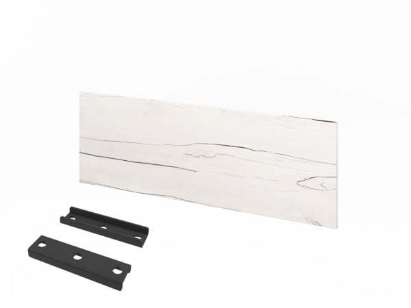 Экран настольный ЛДСП к двум столам L-058-2 1200х18х400 (Таксония Айвори)