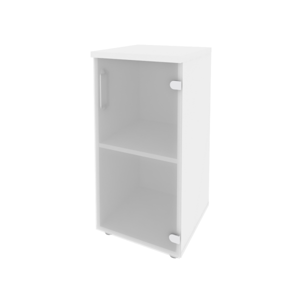 Шкаф низкий узкий правый Onix O.SU-3.2R 400x420x823 (Белый Бриллиант)