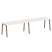 Рабочая станция на 2 рабочих места на А-образном м/к Metal System Style БА.СМ-2.4 3200x720x750 (Дуб наварра/Серый металл)