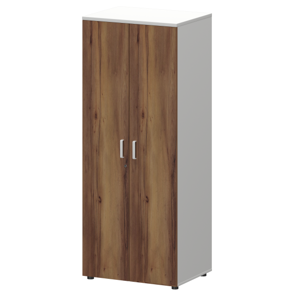 Шкаф для одежды Смарт СМШ-58-6ШД Тип1 792x594x1990 (Белый/Таксония)