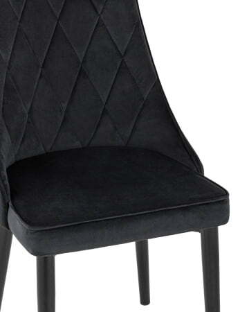 Стул Версаль велюр черный (Стул Версаль черный)