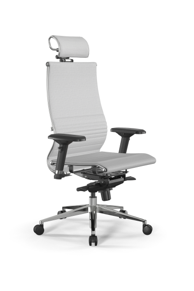 Кресло для руководителя Метта Samurai L2-7D - Infinity /Kc04/Nc04/D04P/H2cL-3D(M06.B32.G11.W03) (Белый)