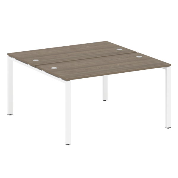 Рабочая станция Metal System Style БП.РАС-СП-2.3 1400x1475x750 (Вяз/Белый металл)