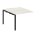 Проходной наборный элемент переговорного стола Metal System Style БП.ППРГ-1 1000x1235x750 (Дуб Наварра/Серый металл)