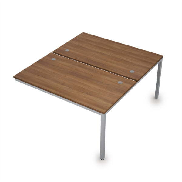 6МБК.289 Сдвоенные бенч-системы, конечный модуль (1400x1635x750) (Шамони темный/Алюминий матовый)