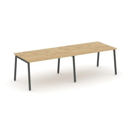Стол переговорный SN-4A.SPRG-014.3 (3160х980х750) (Тиквуд Светлый/Металл Антрацит)