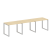 Рабочая станция Metal System Style БО.СМ-3.1 3000x720x750 (Дуб Наварра/Серый металл)
