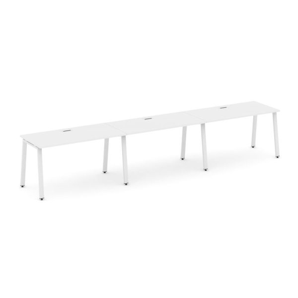 Рабочая станция 1 сторонняя SN-6A.ORS-044 (4740х700х750) (Белый/Металл Белый)