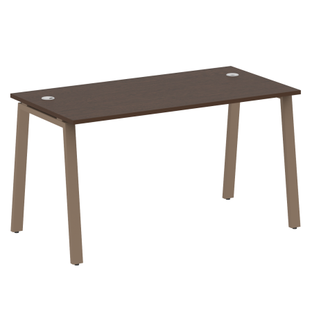 Стол письменный Metal System Style БА.СП-3 1400x720x750 (Венге Цаво/Мокко металл)