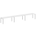 Рабочая станция на 3 раб. места Metal System Style БП.СМ-3.5 5400x720x750 (Дуб Наварра/Серый металл)