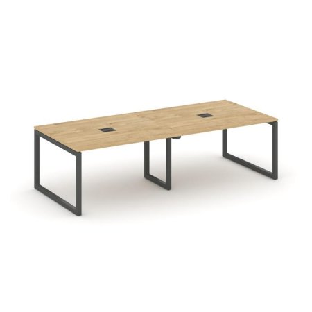 Стол переговорный SN-5O.SPRG-044 (3160х1180х750) (Тиквуд Светлый/Металл Антрацит)