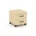 Тумба мобильная 2 ящика стандартные колеса SN.TM-001 (416х460х437) (Антрацит/Тиквуд Светлый)