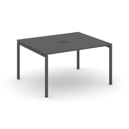 Стол переговорный SN-4P.SPRG-033 (1380х1180х750) (Антрацит/Металл Антрацит)