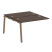 Проходной наборный элемент рабочей станции Metal System Style БА.ПРС-СП-2.2 1200x1475x750 (Дуб Наварра/Серый металл)