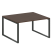 Переговорный стол 1 столешница Metal System Style БО.ПРГ-1.3 1400x1235x750 (Дуб Наварра/Серый металл)