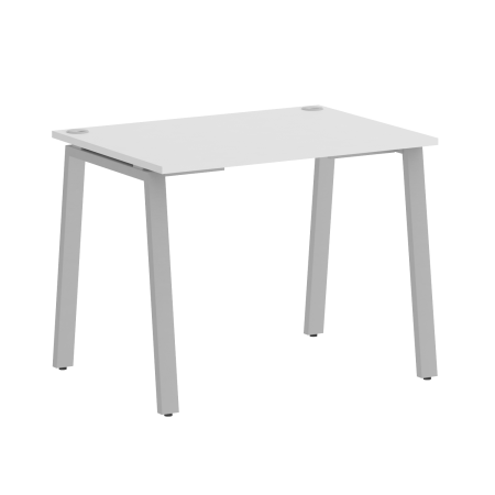 Стол письменный VR.SP-3-98.A 980х720х720 (Белый/Серый Металл)