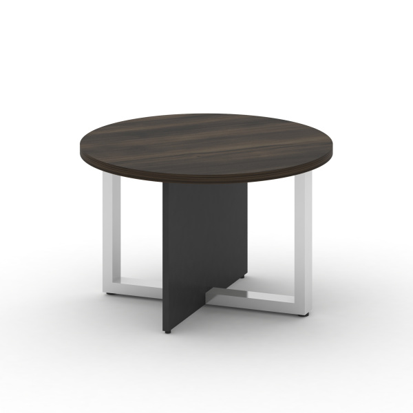 Стол журнальный, круглый Shift SK.SG-KR-70 (700x700x450) (Дуб Мали-Антрацит | Хром)