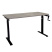 Стол c ручным приводом LA-T33-M1 (1600x700x725-1165) (Черный | Серый)