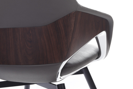 Стул офисный Aura-ST FK005-C Антрацит (Антрацит)