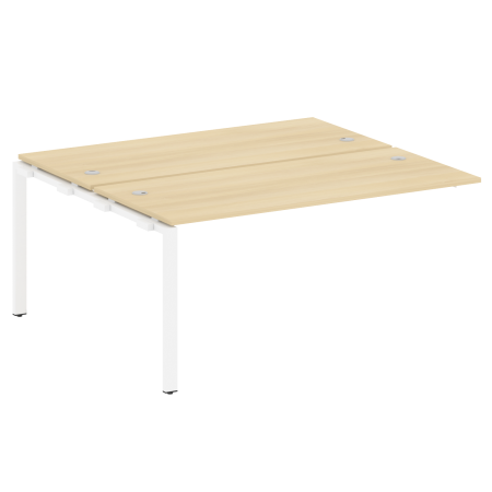 Проходной наборный элемент рабочей станции Metal System Style БП.ПРС-СП-2.4 1600x1475x750 (Акация/Белый металл)