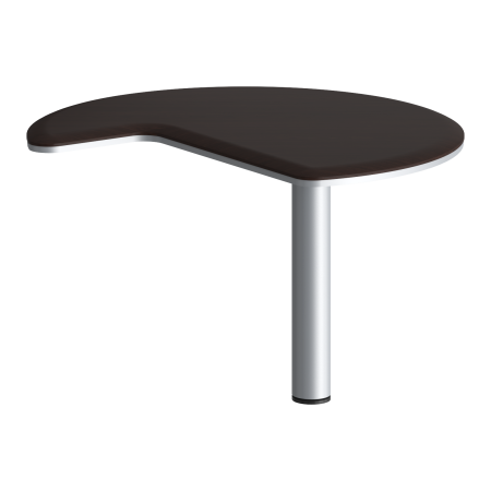 Брифинг-приставка Dioni DB 110M.1 (L 1100x1100x750) (Венге МагияСерый)