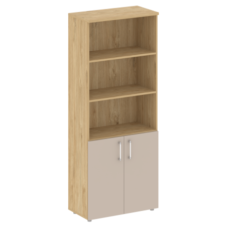 Шкаф высокий широкий Shift SK.ST-1.1 (800x420x1977) (Тиквуд Светлый-Капучино)