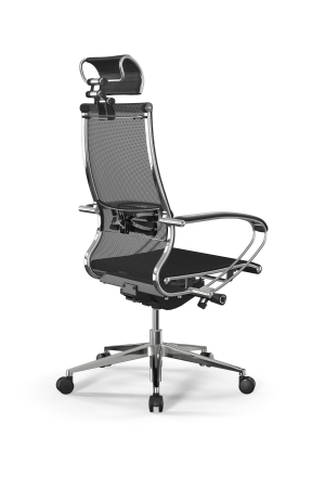 Кресло для руководителя Метта Samurai L2-5K - TS /Kc00/Nc00/K2cL/H2cL-3D(M26.B32.G25.W03) (Черный)