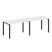 Рабочая станция на 2 раб.места Metal System Style БП.СМ-2.2 2400x720x750 (Дуб Наварра/Серый металл)