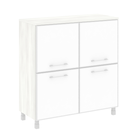 Стеллаж квадратный LT.SD1.2R 1094x450x1168 White (Снежная Патина)