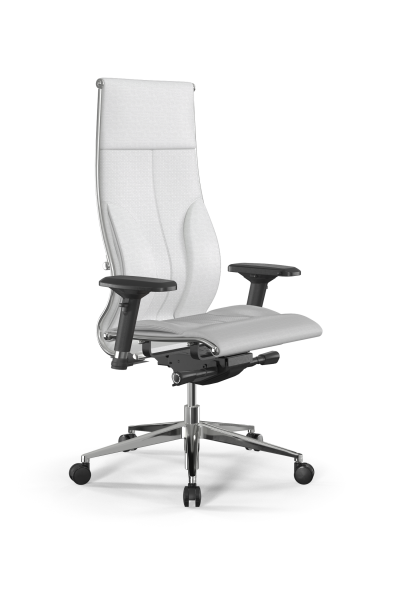 Кресло для руководителя Метта Samurai L1-10D - Infinity /Kc06/Nc06/D04P(M26.B32.G25.W03) (Белый)