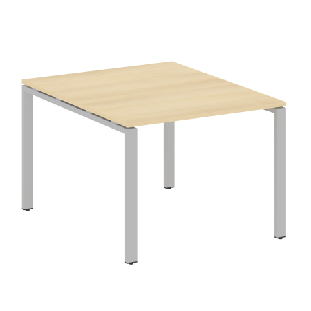 Переговорный стол 1 столешница Metal System Style БП.ПРГ-1.1 1000x1235x750 (Акация/Серый металл)
