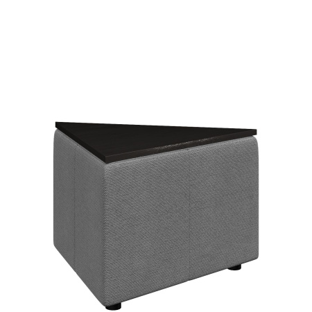 Диван Оригами. Стол треугольный. (Стол треугольный bravo_a_grey)