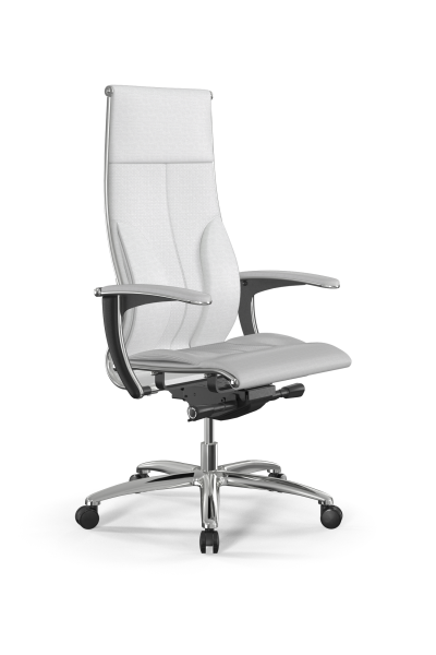 Кресло для руководителя Метта Samurai L1-10U - Infinity /Kc06/Nc06/U0mL-mL(M26.B31.G20.W03) (Белый)