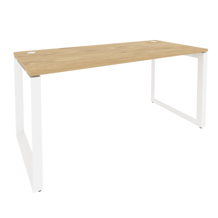 Стол рабочий на О-образном м/к Onix O.MO-SP-4.7 1580x720x750 (Тиквуд Светлый/Белый Металл)