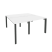 Рабочая станция на П-образном м/к Onix O.MP-D.RS-4.0.8 1560x1635x750 (Тиквуд Темный/Белый Металл)