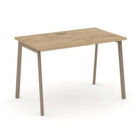 Стол рабочий ES.SP-2-LP (1180х730х750) (Тиквуд Светлый/Металл Латте)